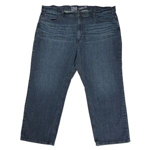True Nation Loose Fit Jeans Men's 48x28 Blue Stretch Denim Casual